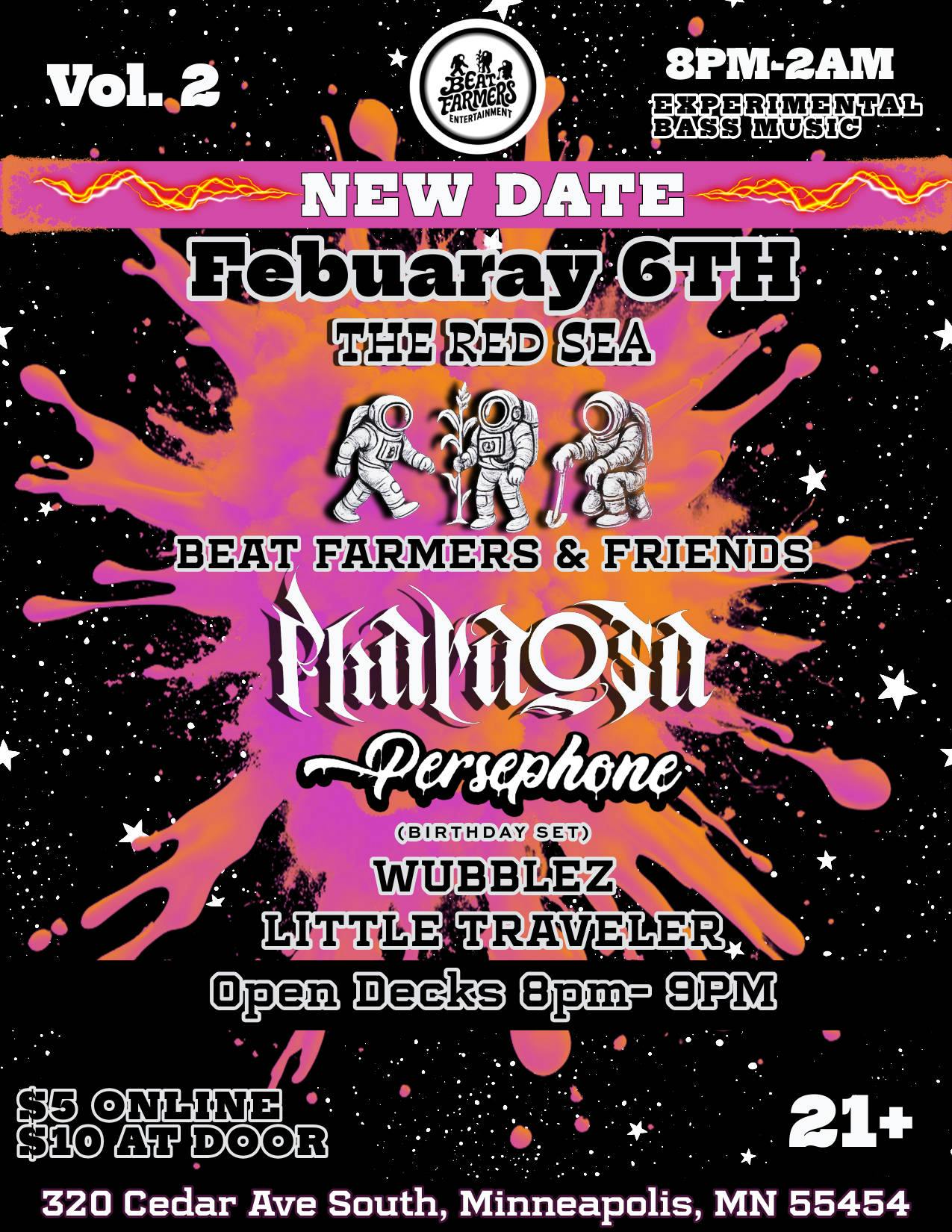 Beat Farmers & Friends: Featuring Pharaosa NEW DATE event banner