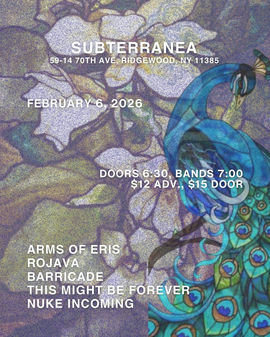 Subterranea Screamo event banner