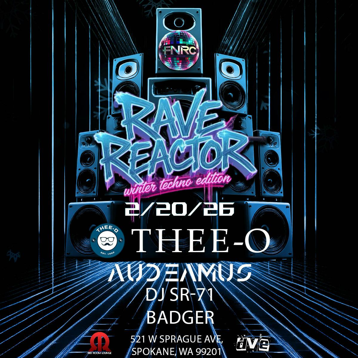 RAVE REACTOR - THEE-0 event banner