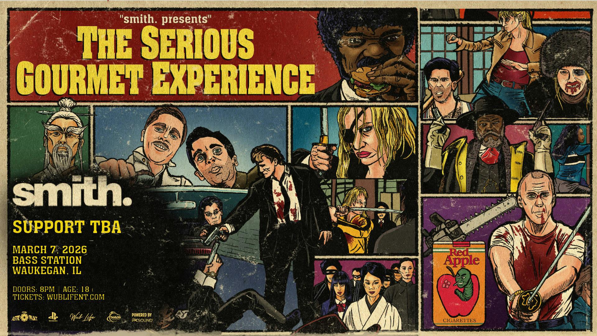 SMITH AT BASS STATION event banner