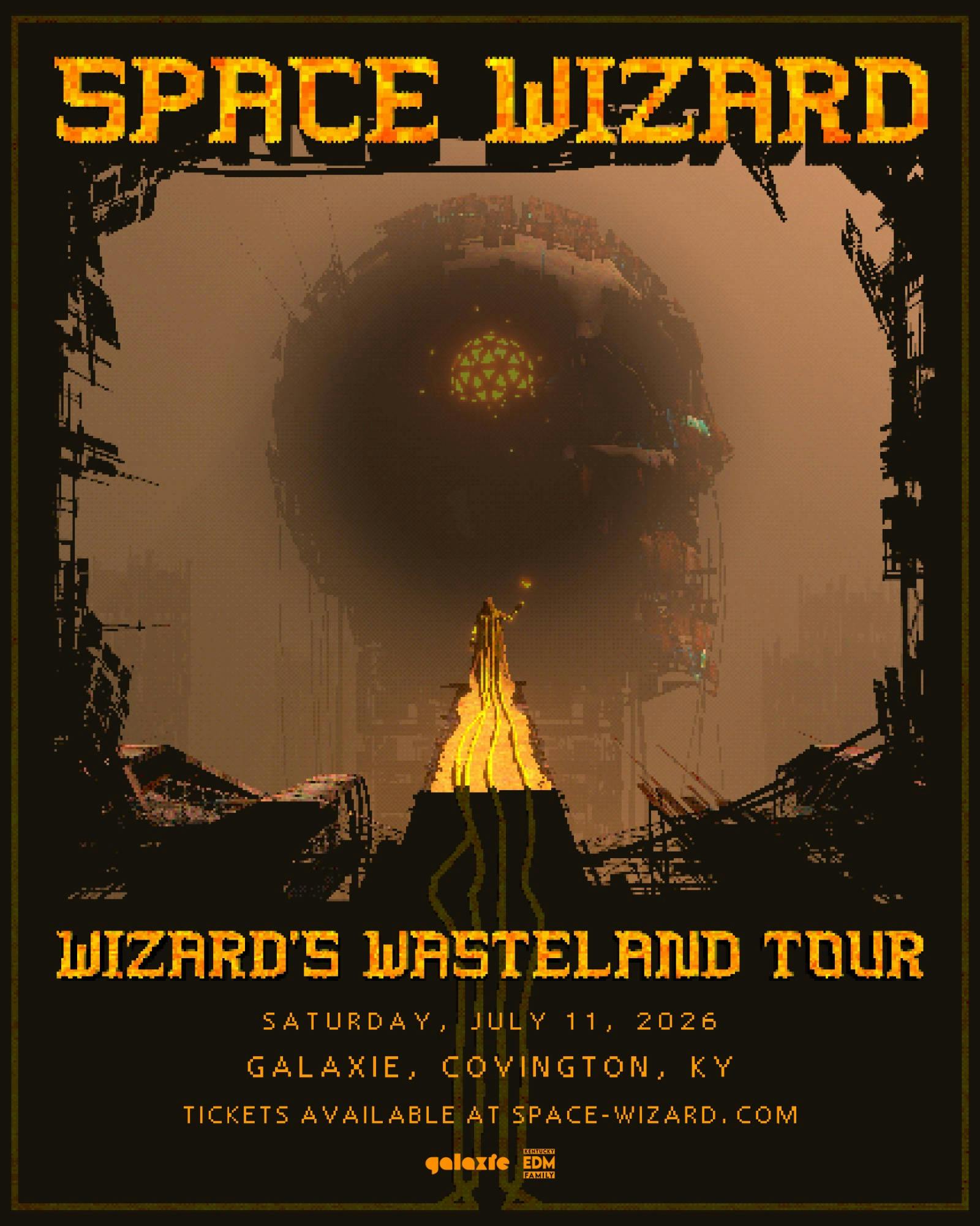 Space Wizard: Wizards Wasteland Tour at Galaxie - Covington event banner