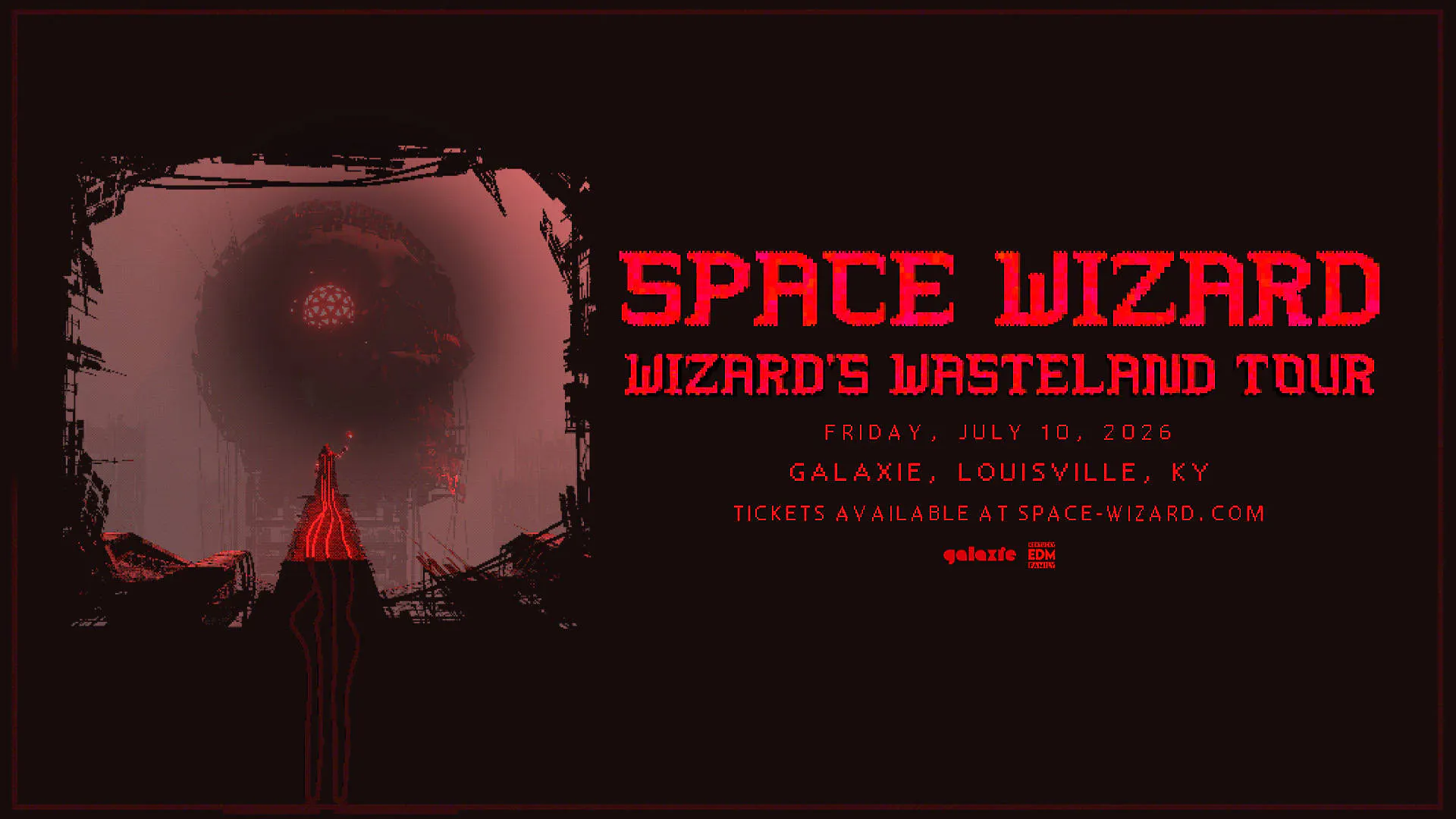 Space Wizard: Wizards Wasteland Tour at Galaxie - Louisville event banner