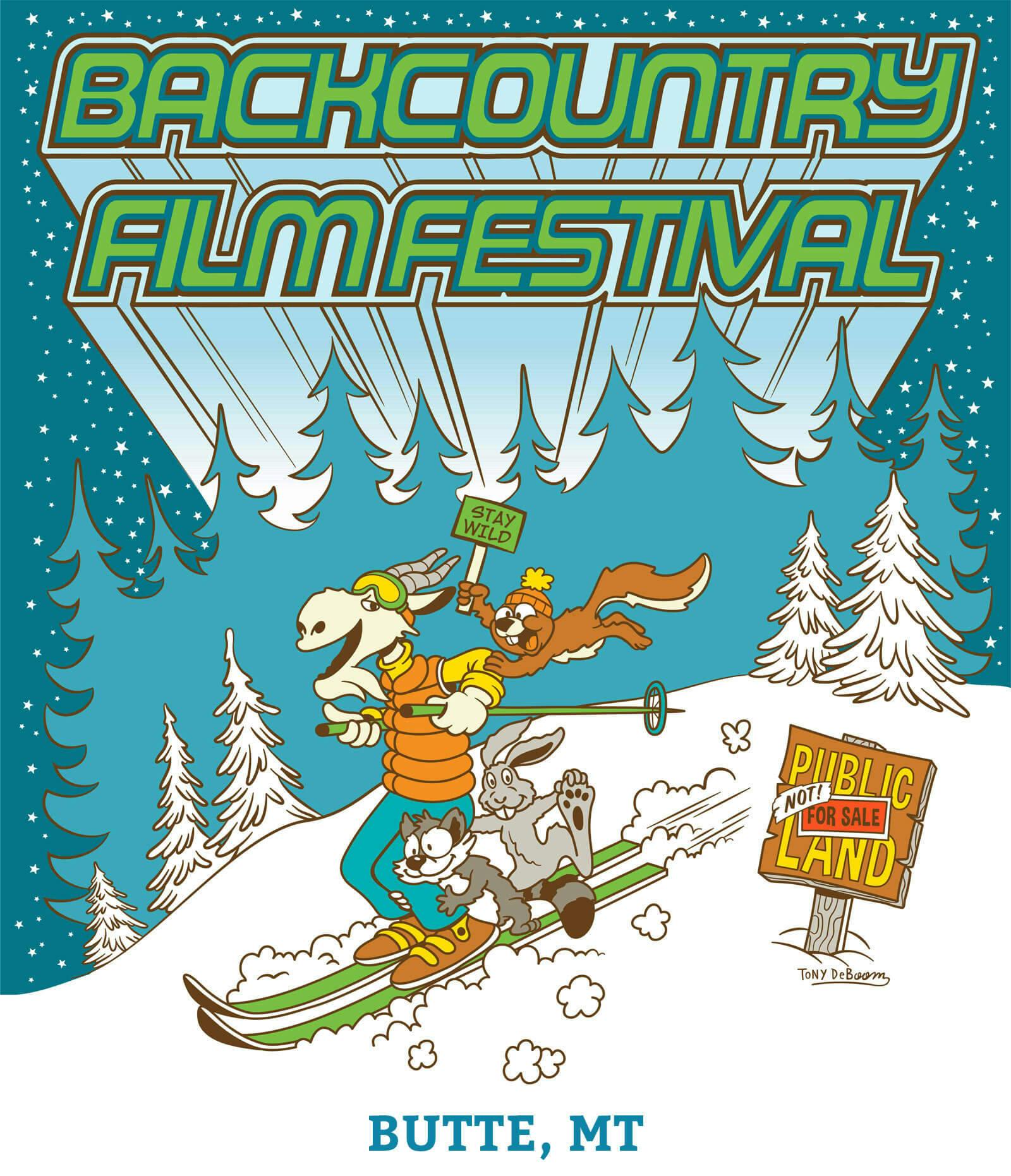 Backcountry Film Festival 2026 event banner