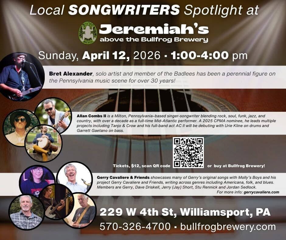 Local Songwriters Spotlight event banner