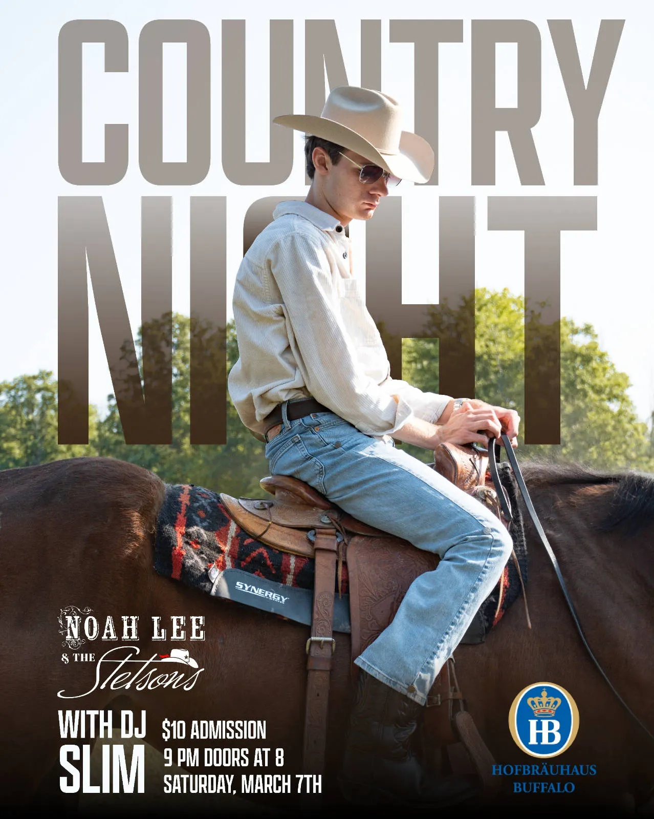 Country Night with Noah & the Stetsons + DJ Slim event banner