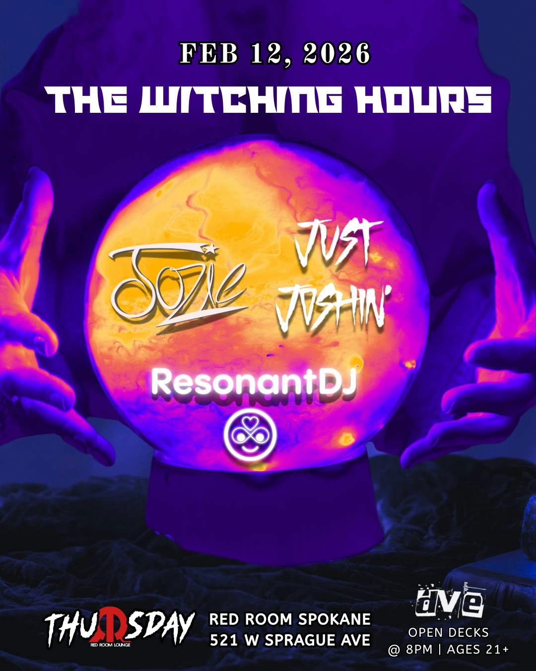 ThuRRsday: The Witching Hours - 2.26.26 event banner