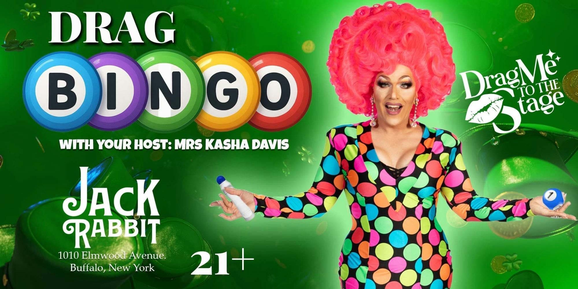 St. Paddy's Drag Bingo event banner