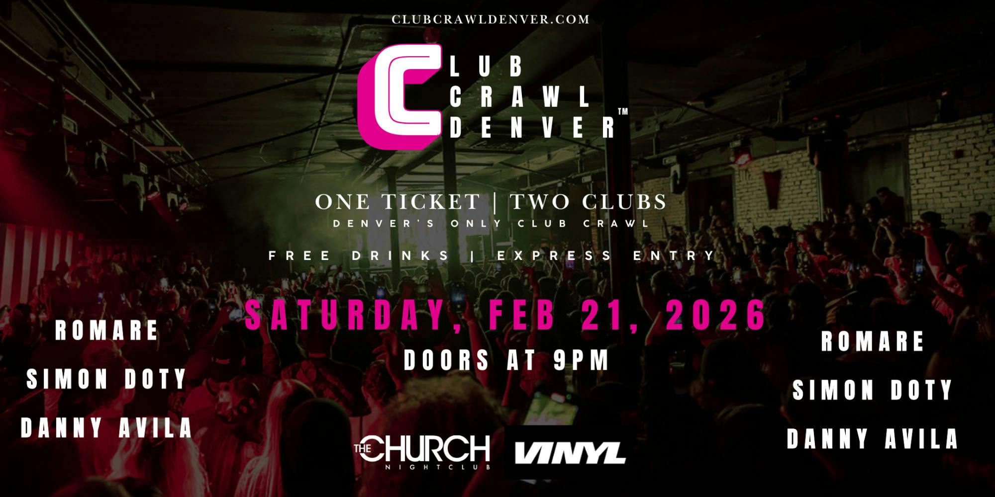 Sat, Feb 21st: Romare, Simon Doty, Danny Avila event banner