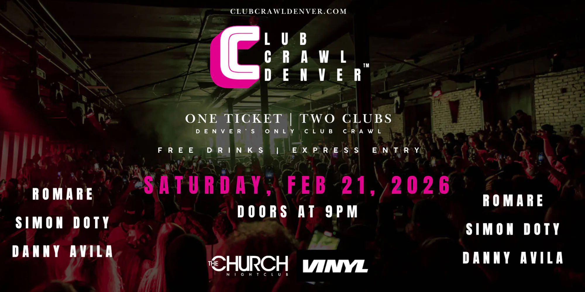 Sat, Feb 21st: Romare, Simon Doty, Danny Avila event banner