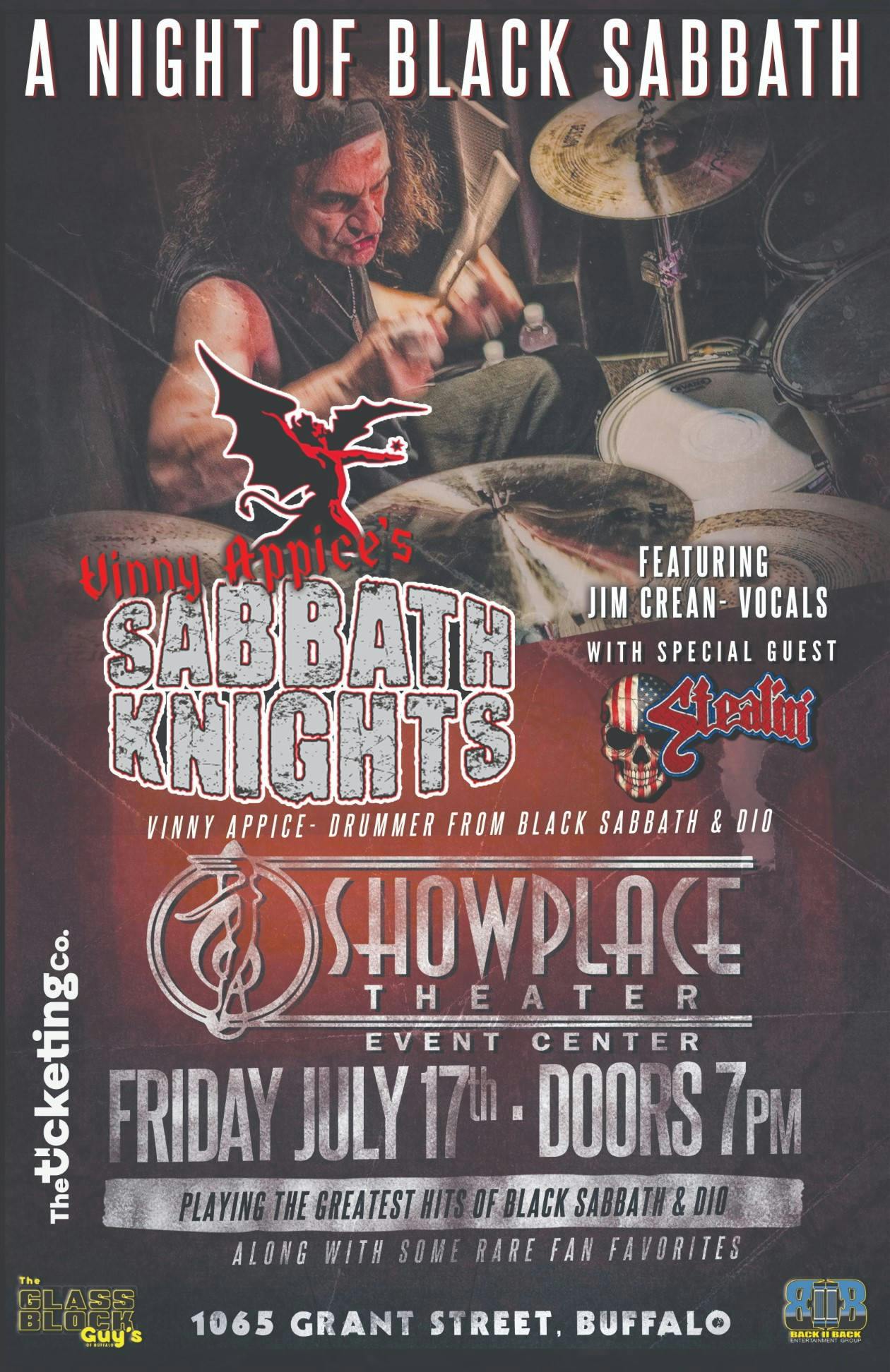 Sabbath knights event banner