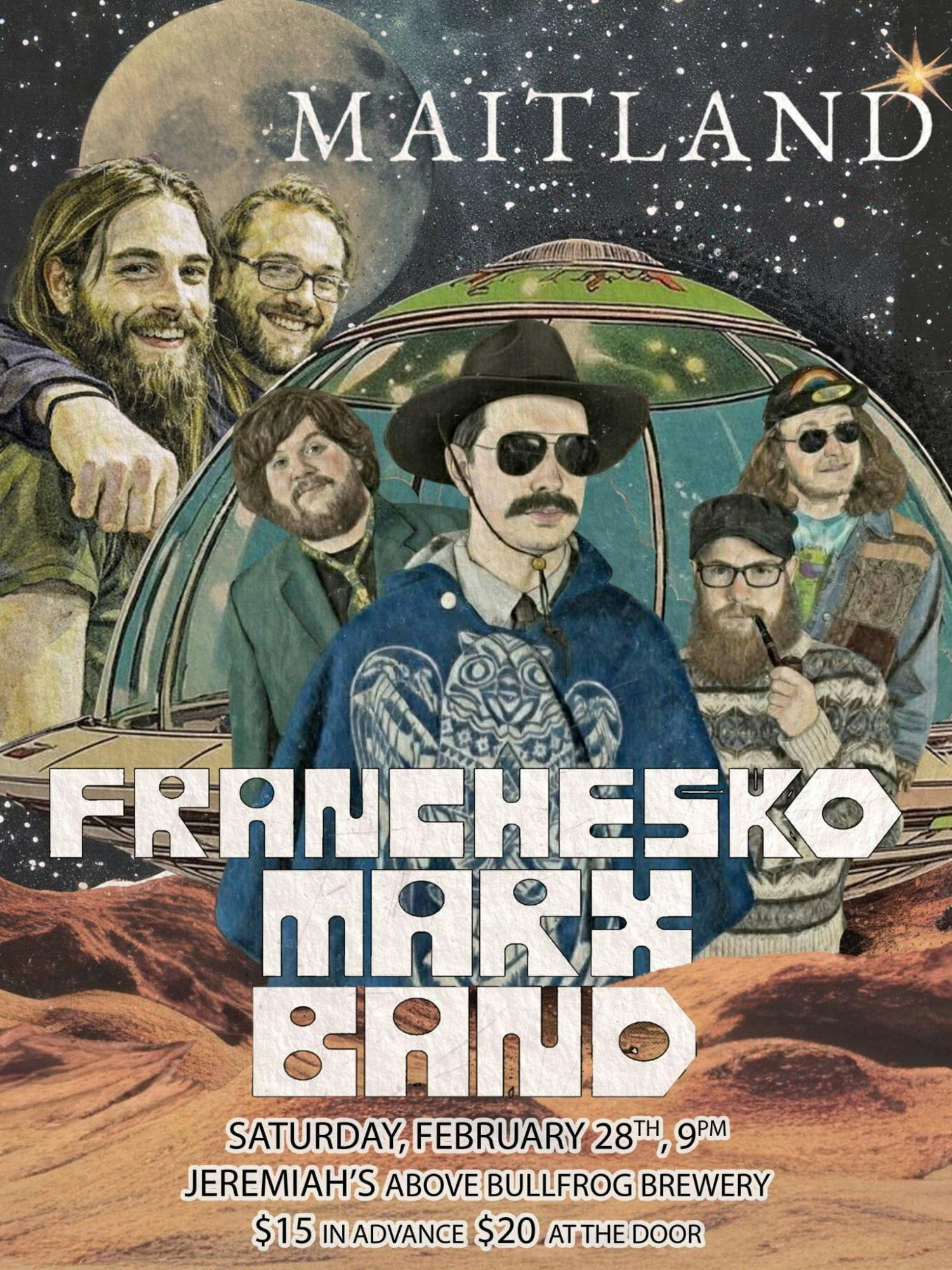 Maitland w/ Franchesko Marx Band event banner