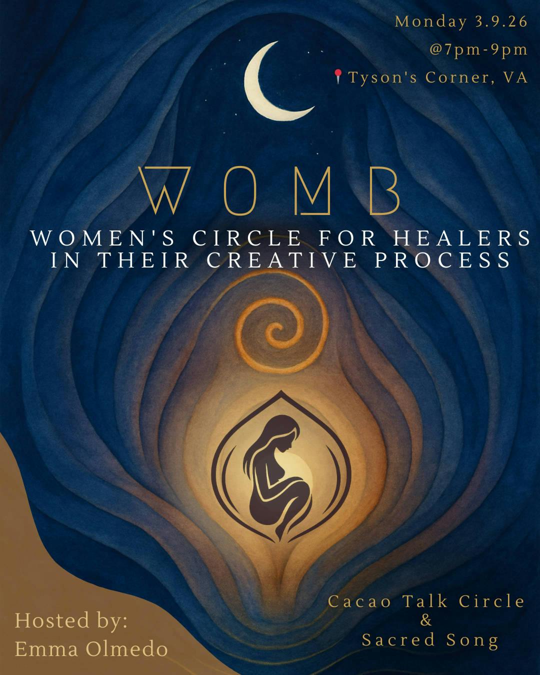 WOMB- A Sacred Women’s Circle event banner