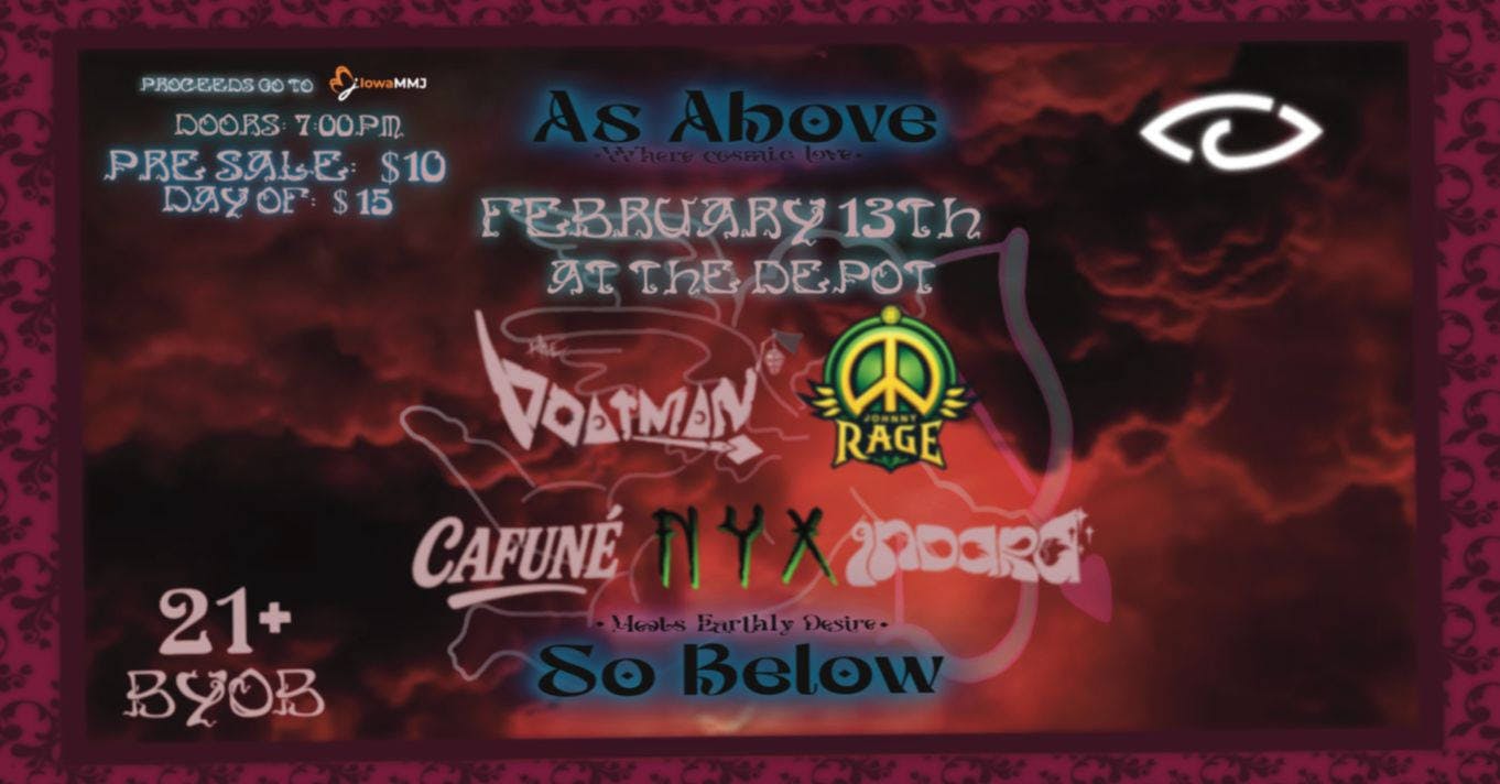As Above So Below event banner