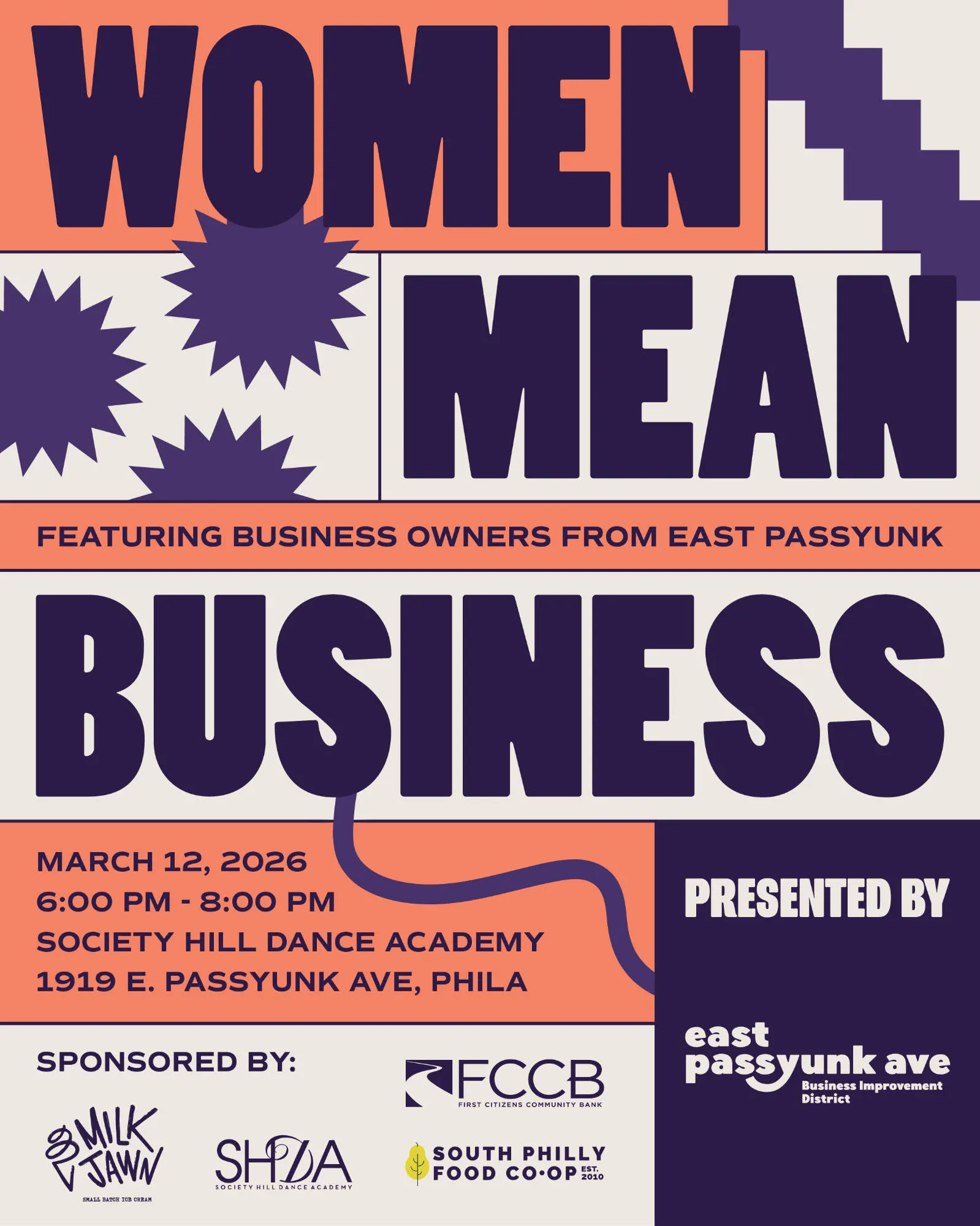 Women Mean Business event banner