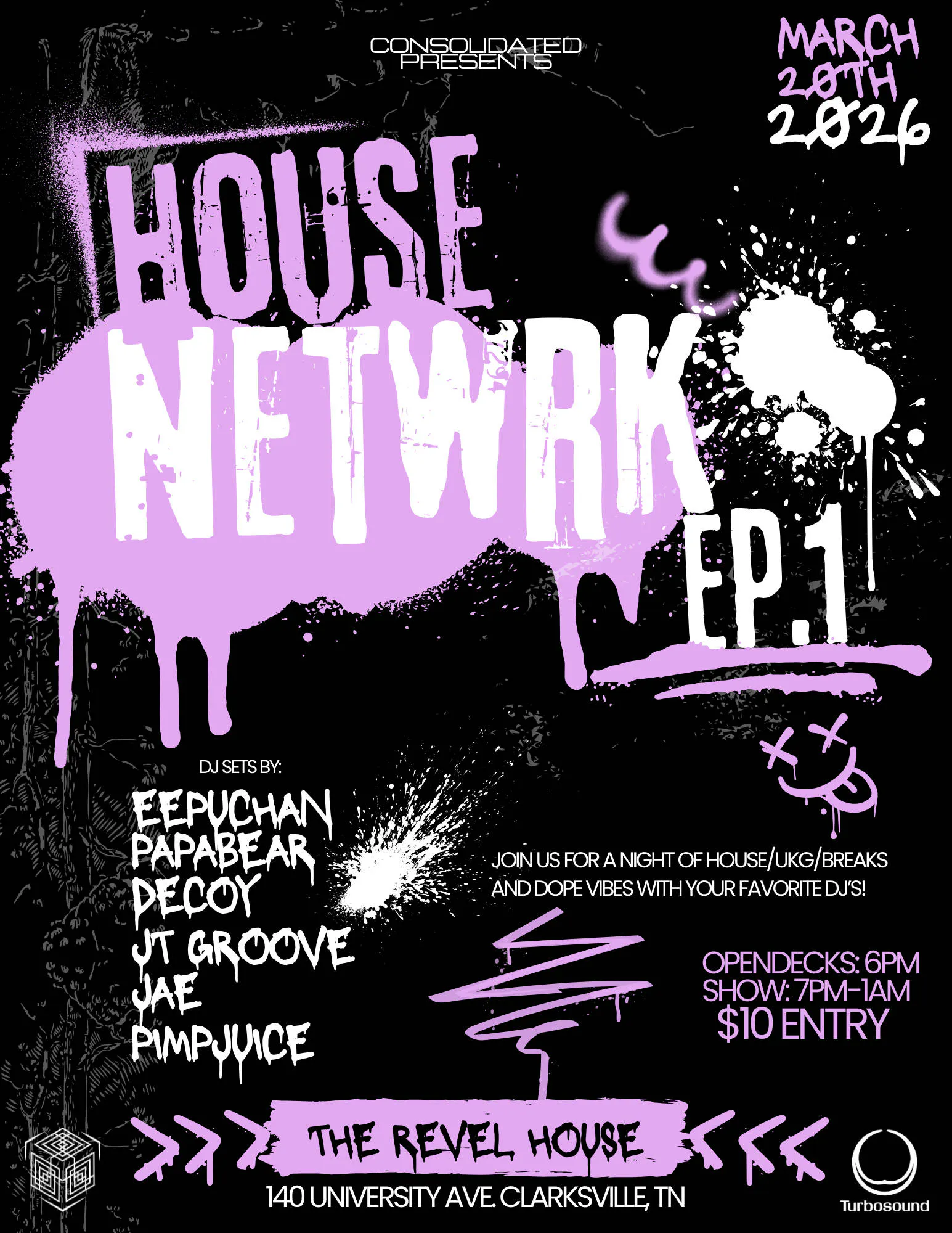House Netwrk Vol. 1 event banner