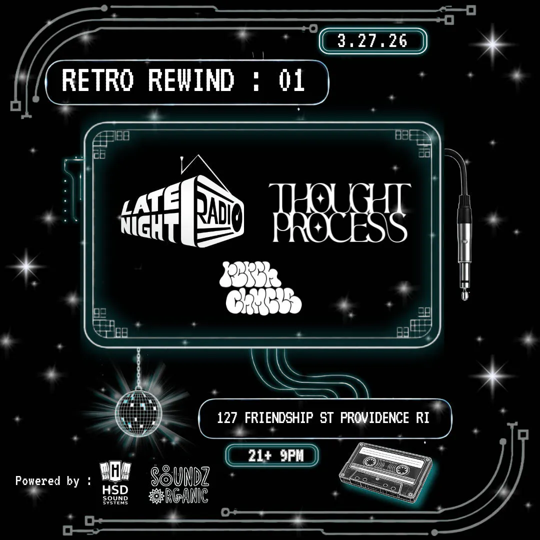 Retro Rewind: 01 ft. Late Night Radio + Thought Process event banner