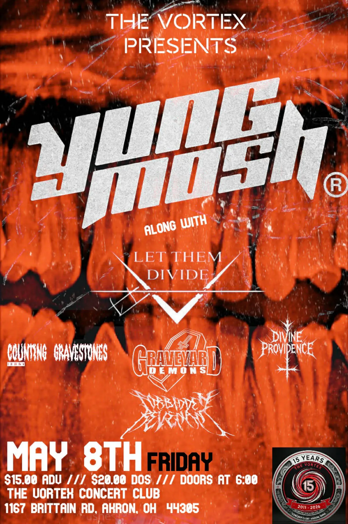 Yung Mosh Headlines The Vortex event banner