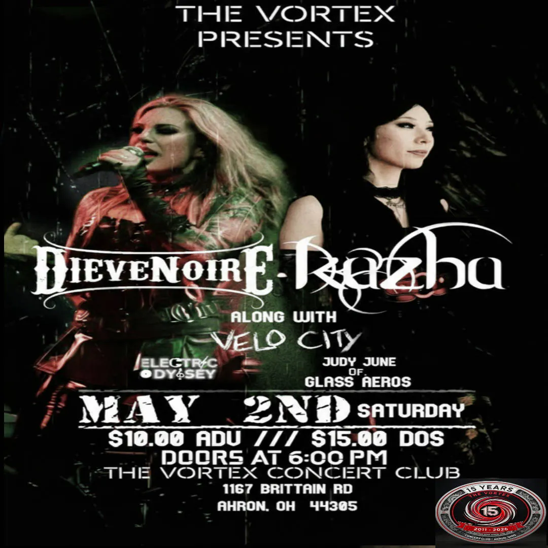 Dievenoire and Kazha Headline The Vortex event banner