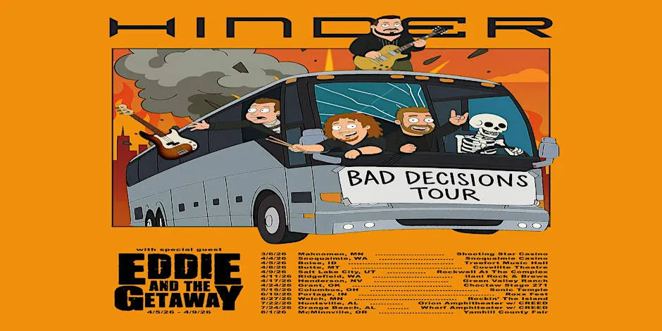 Hinder event banner