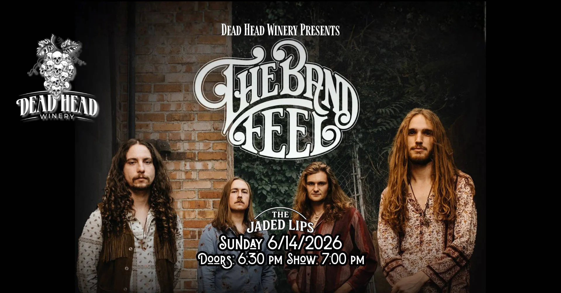 The Band Feel wsg The Jaded Lips event banner