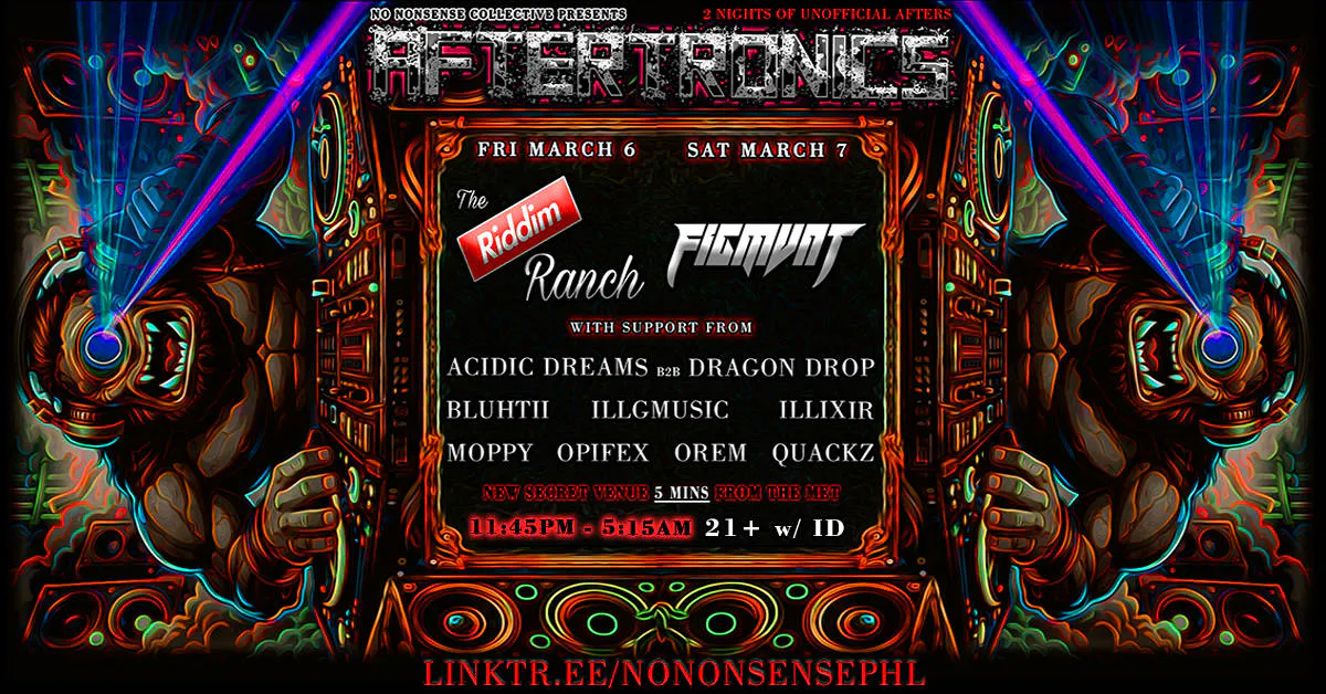 Aftertronics event banner