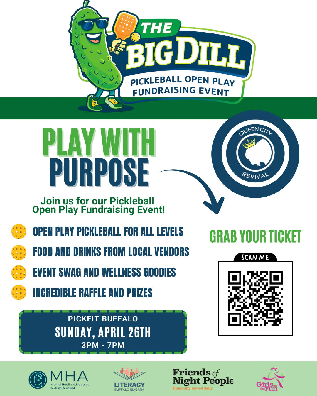 The Big Dill Pickleball Fundraising Event event banner