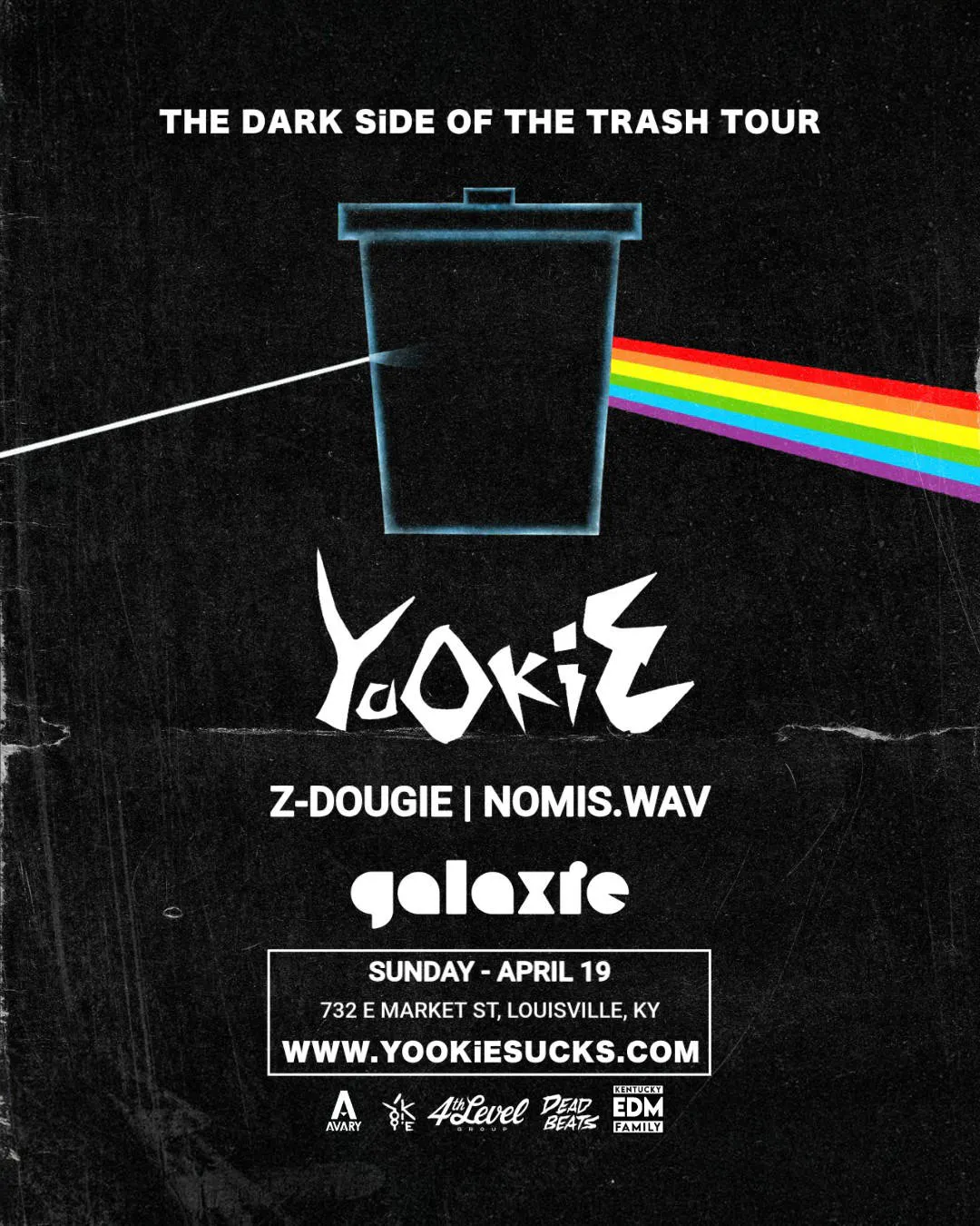 YOOKiE: Dark Side Of The Trash Tour w/ Z-Dougie & Nomis.Wav event banner