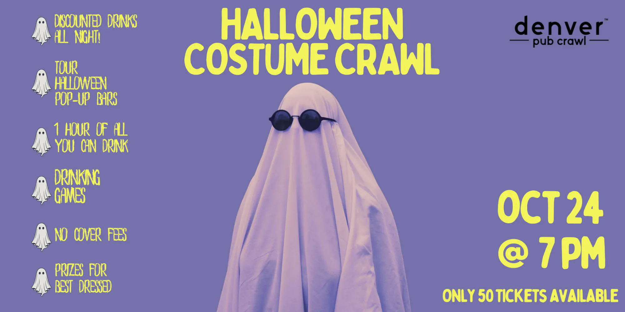 Halloween Costume Bar Crawl - Sat, Oct 24th event banner