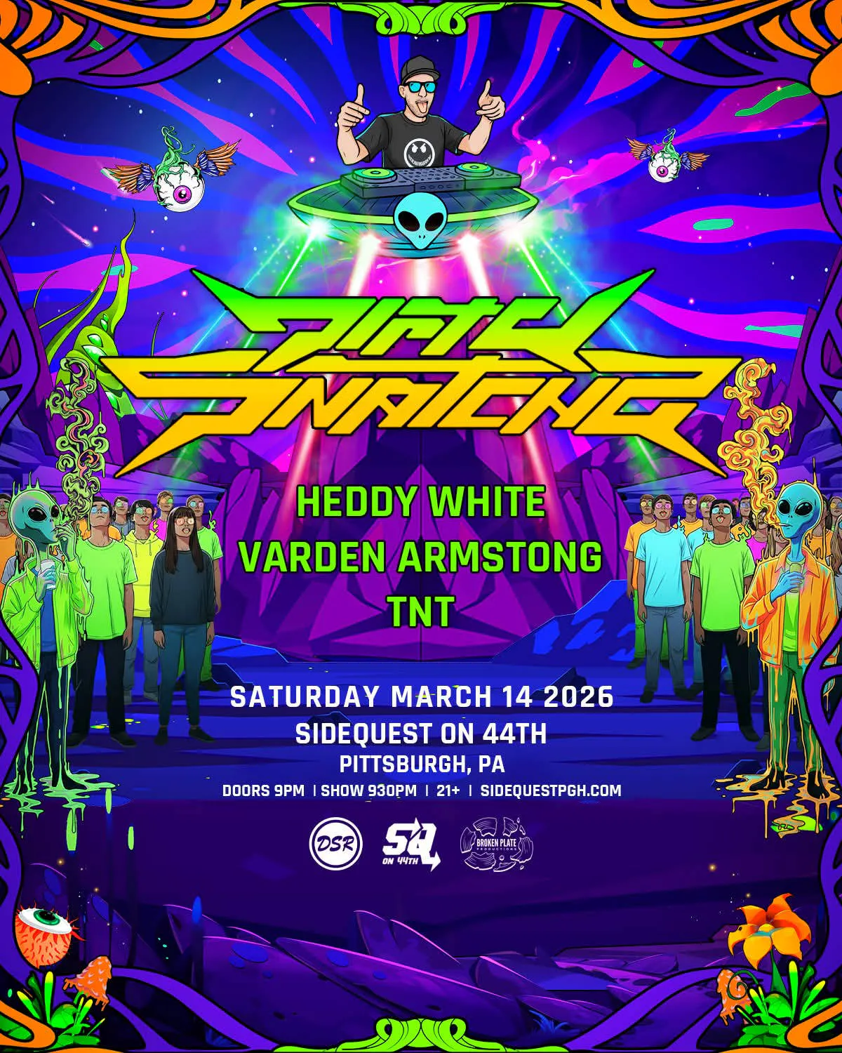 Dirtysnatcha event banner