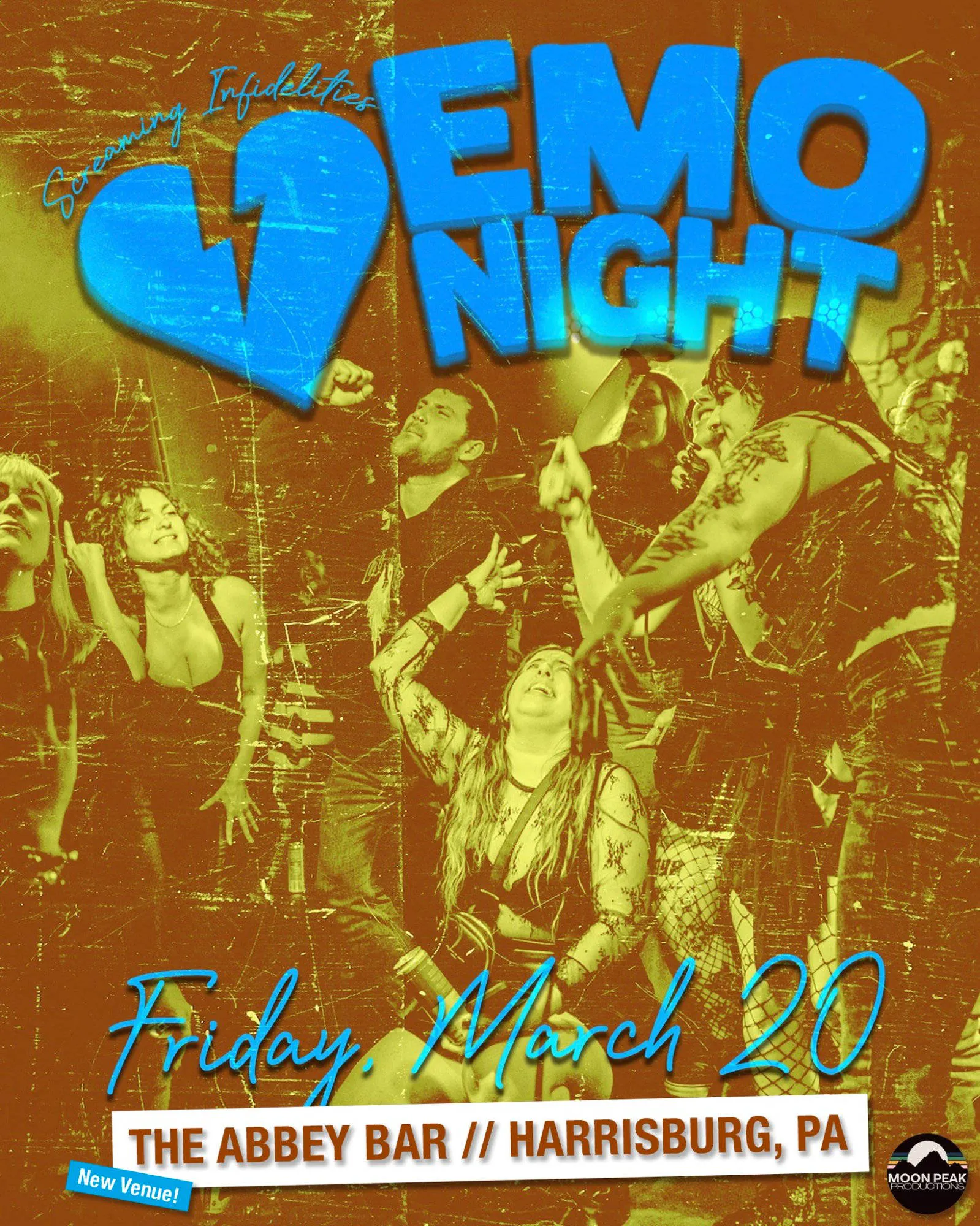 Emo Night at The Abbey Bar | March 20 | Harrisburg PA event banner