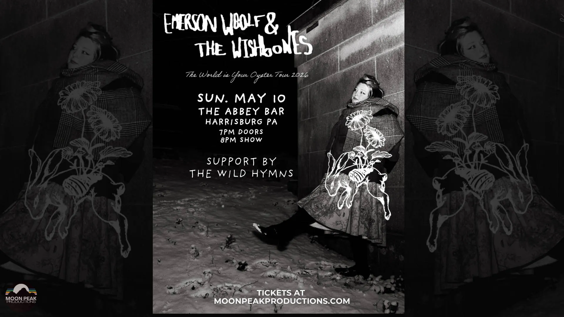 Emerson Woolf & the Wishbones at The Abbey Bar | Harrisburg PA event banner