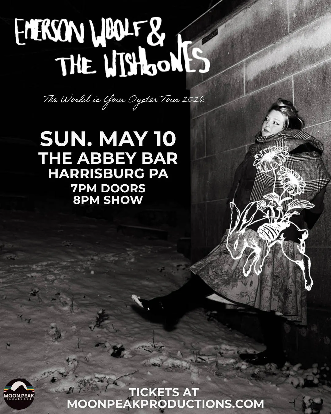 Emerson Woolf & the Wishbones at The Abbey Bar | Harrisburg PA event banner
