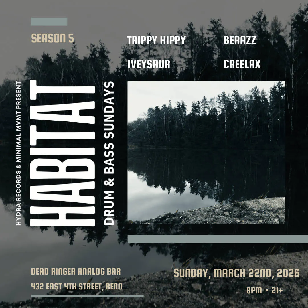 HABITAT DRUM & BASS 3/22/2026 event banner