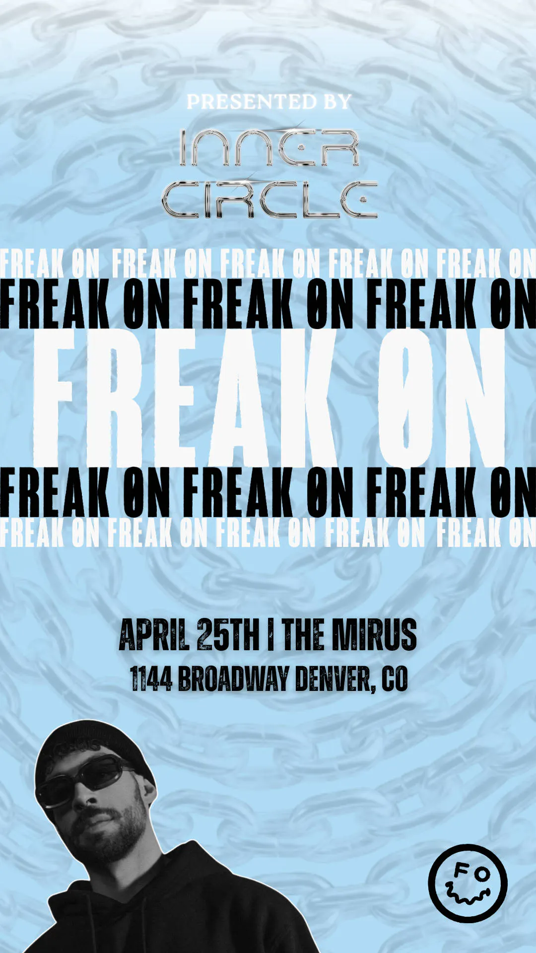 Inner Circle x FREAK ON event banner