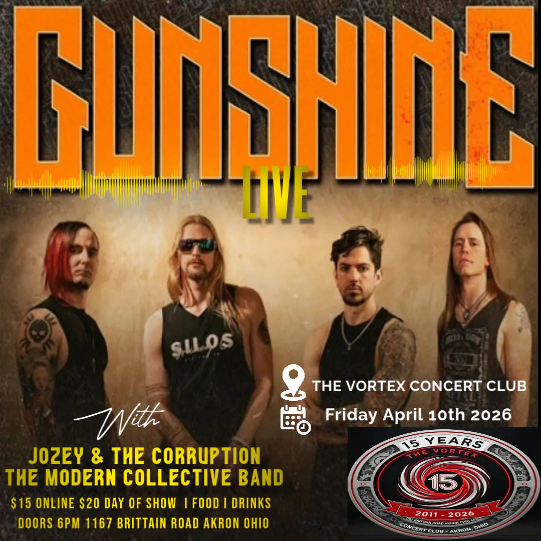 Gunshine Headlines The Vortex event banner