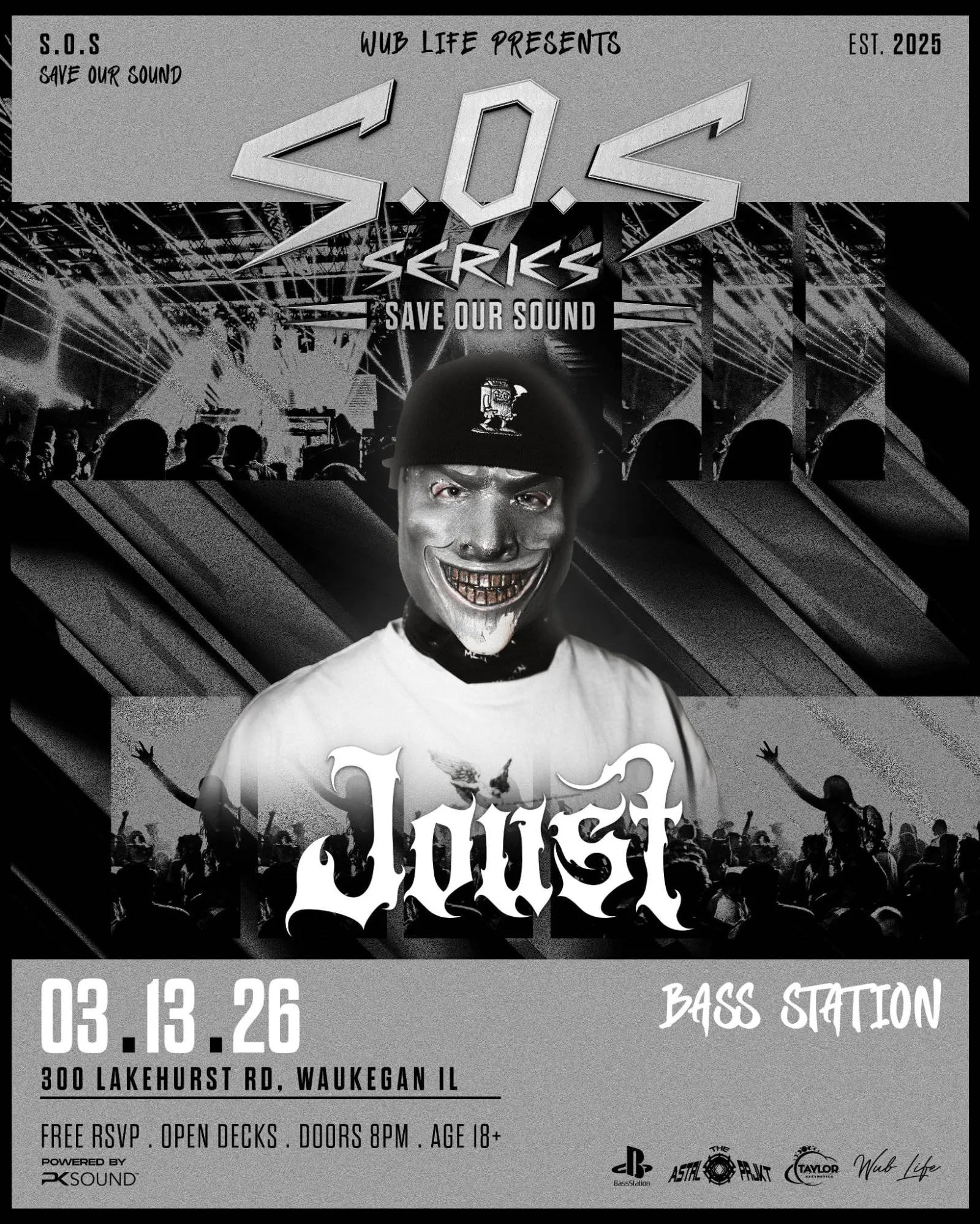 SOS SERIES ft. JOUST event banner