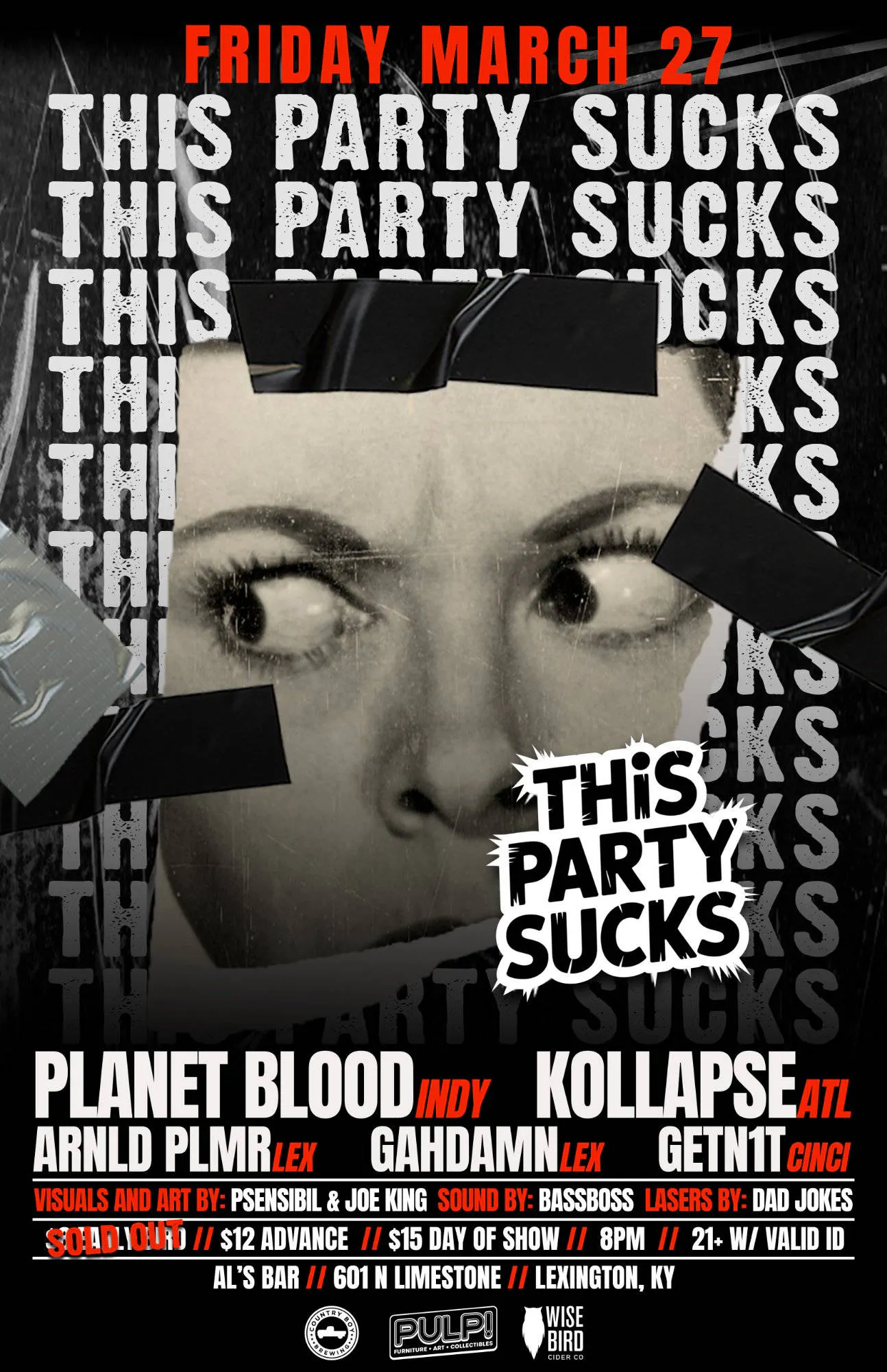 This Party Sucks 001 event banner