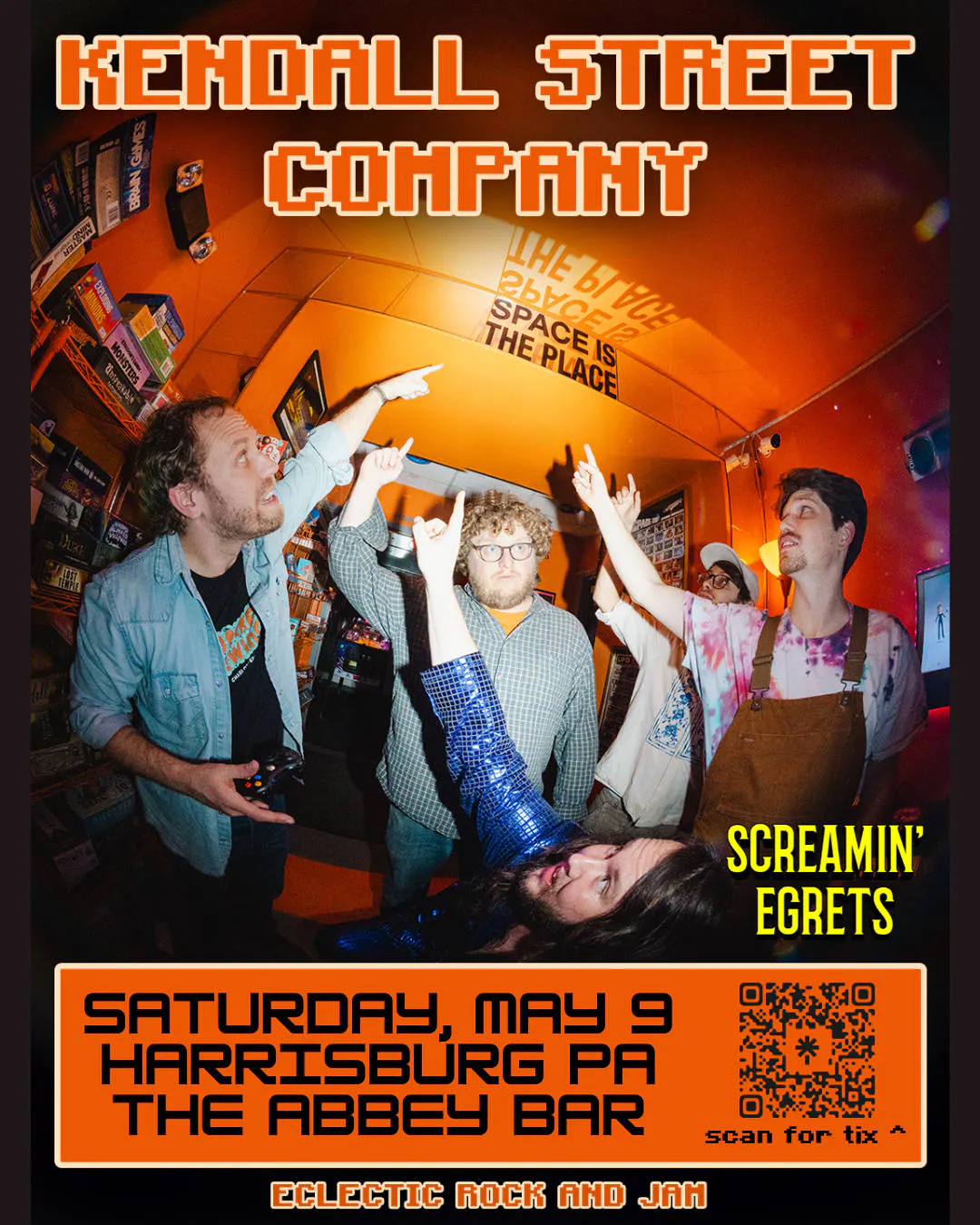 Kendall Street Company at The Abbey Bar | Harrisburg PA event banner