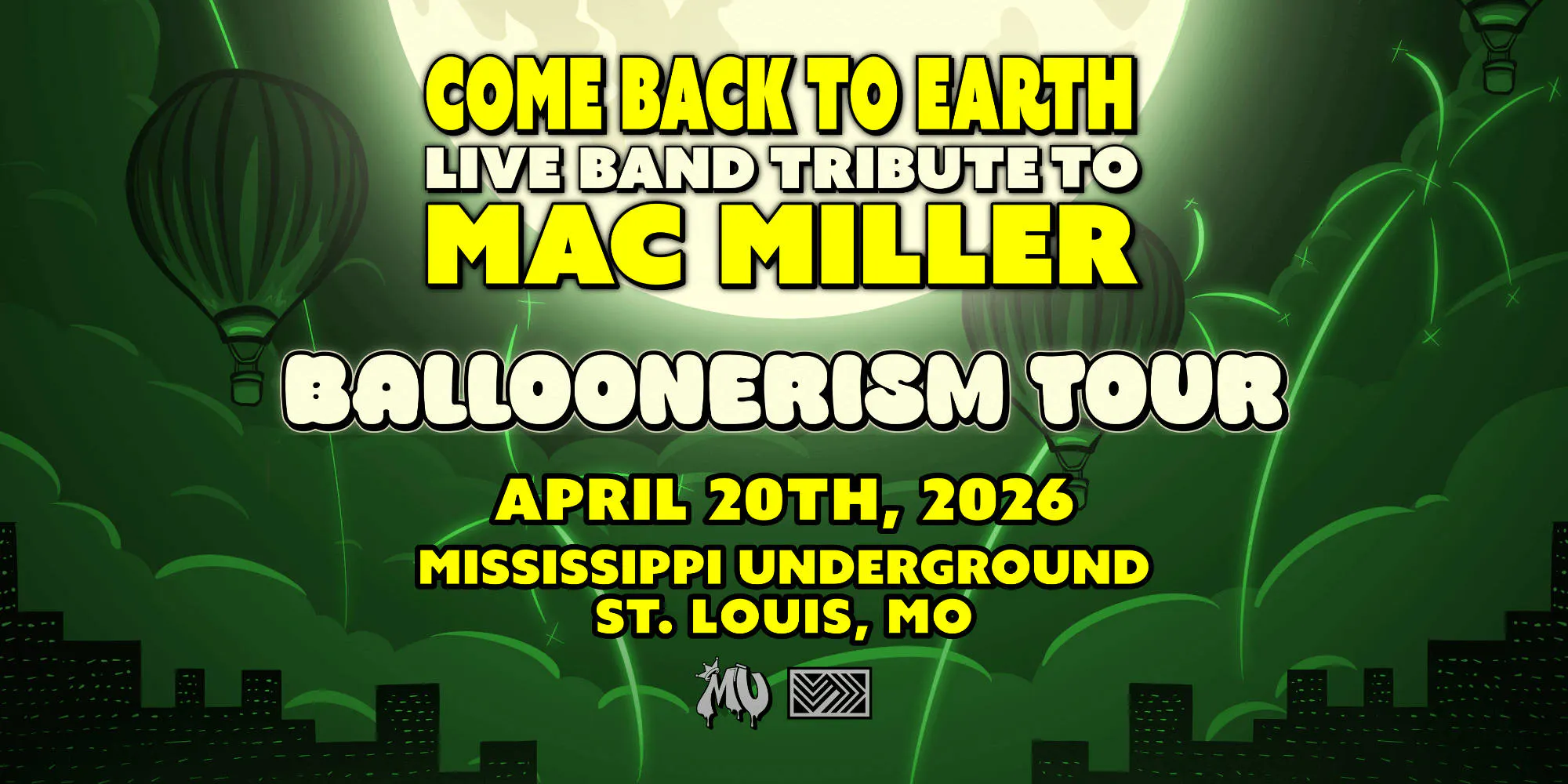 COME BACK TO EARTH (A MAC MILLER TRIBUTE) event banner