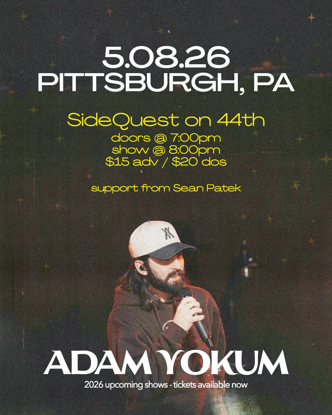 Adam Yokum event banner