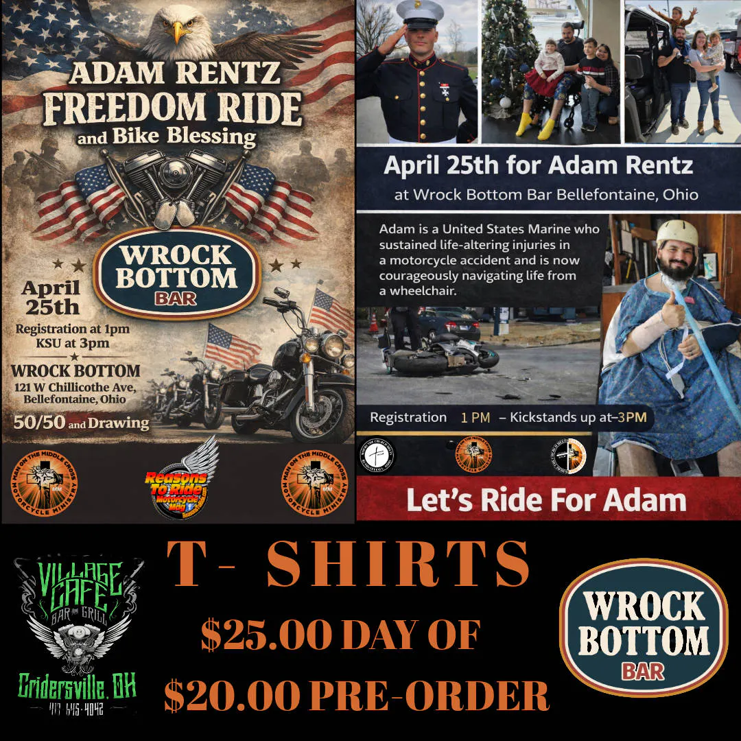 Adam Rentz Freedom Ride event banner