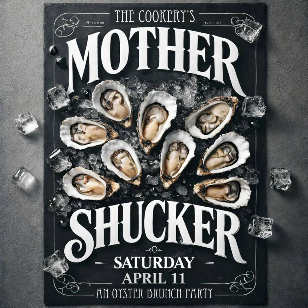 The Cookery's Mother Shucker 2026 event banner