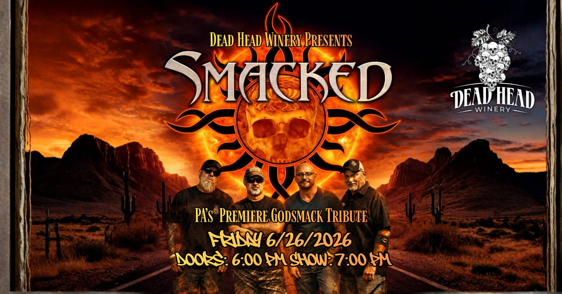 Smacked (Godsmack Tribute) wsg TBA event banner