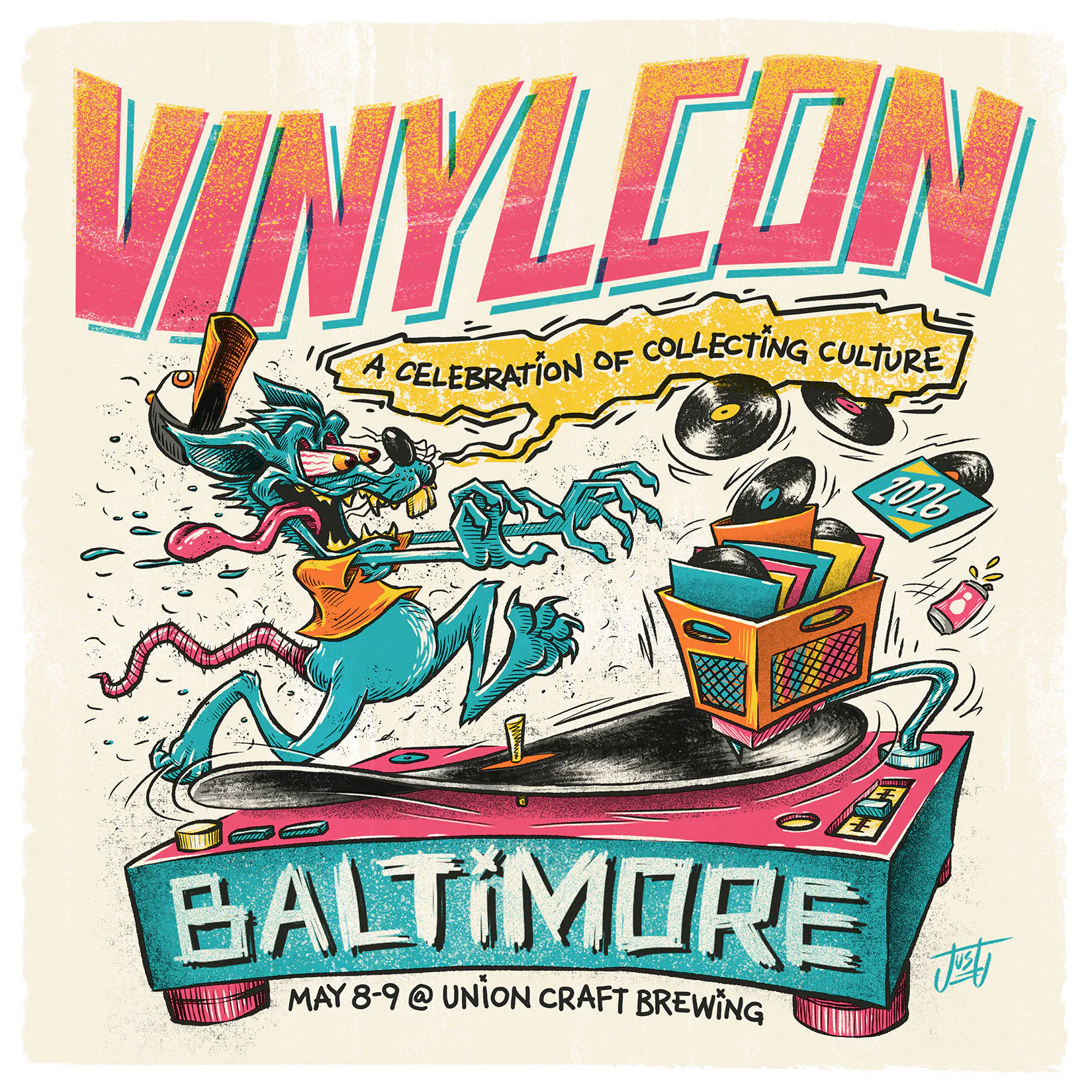 VinylCon! Baltimore - May 8-9, 2026 event banner