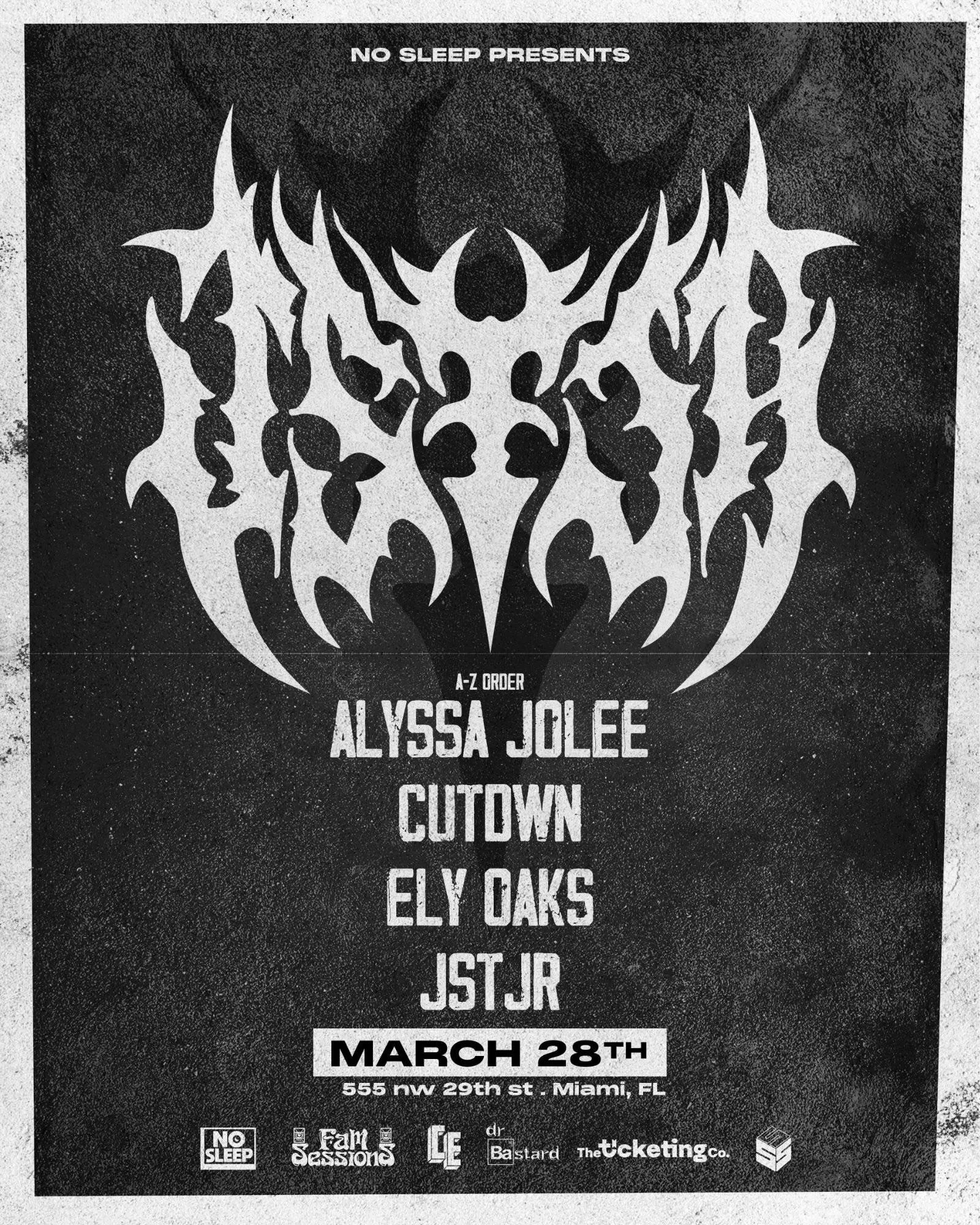 JSTJR & Friends: Miami Music Week event banner