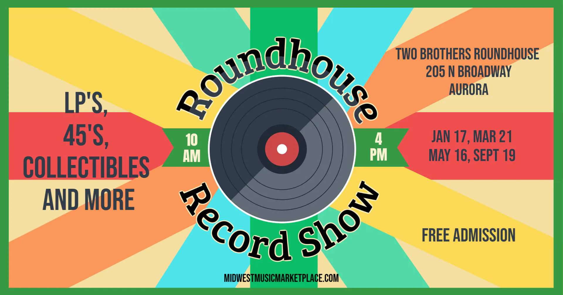 Roundhouse Record Show event banner