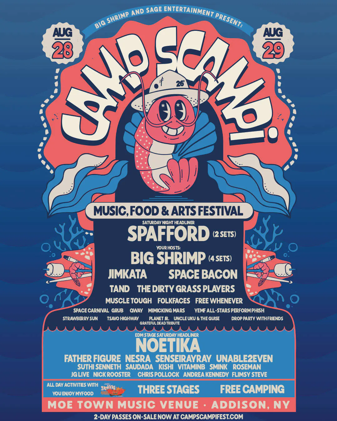 Camp Scampi event banner