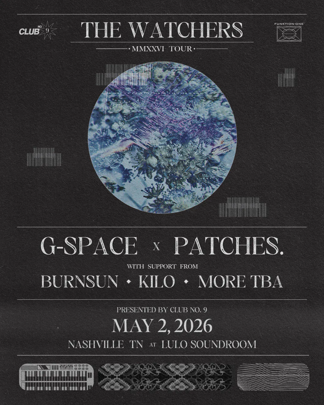 G-Space + Patches: The Watchers Tour event banner