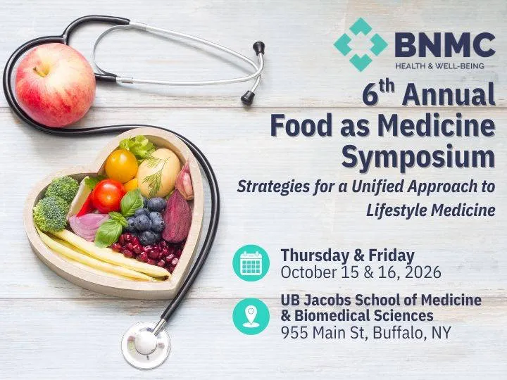 6th Annual Food As Medicine Symposium event banner