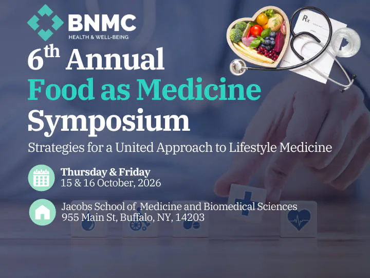 6th Annual Food As Medicine Symposium event banner